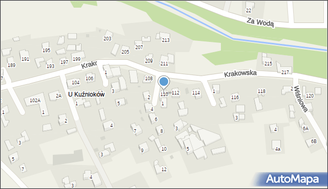 Gilowice, Krakowska, 110, mapa Gilowice