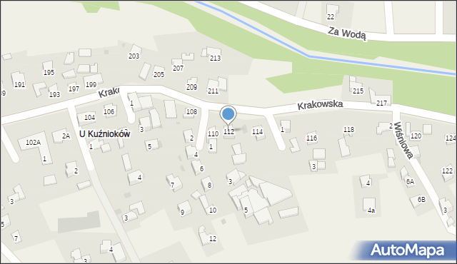 Gilowice, Krakowska, 112, mapa Gilowice