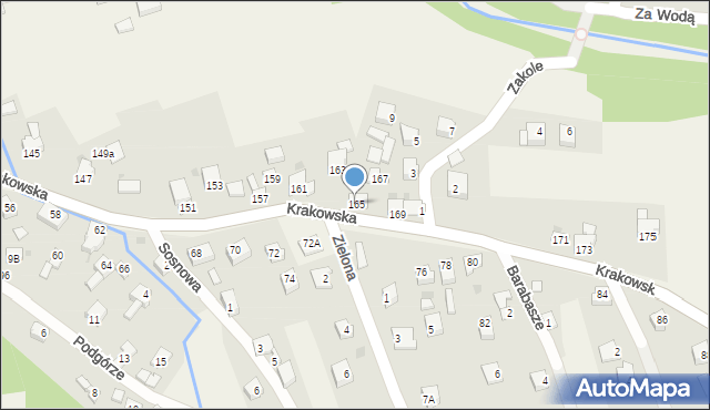 Gilowice, Krakowska, 165, mapa Gilowice