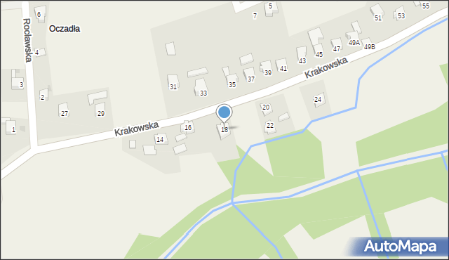 Gilowice, Krakowska, 18, mapa Gilowice