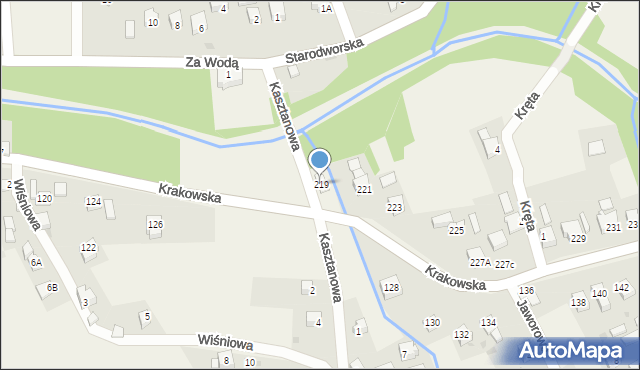 Gilowice, Krakowska, 219, mapa Gilowice