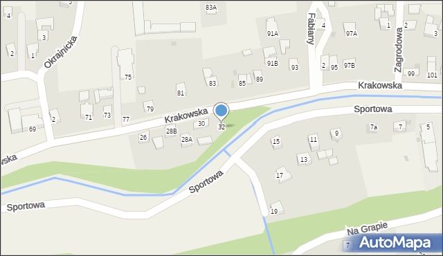 Gilowice, Krakowska, 32, mapa Gilowice