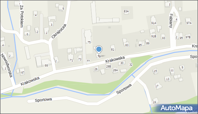 Gilowice, Krakowska, 79, mapa Gilowice