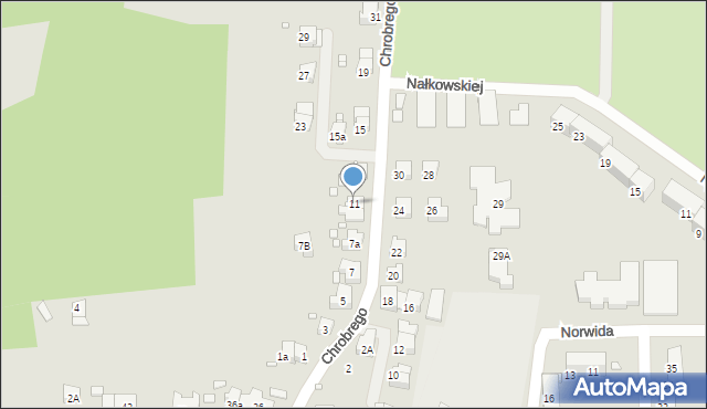 Głuchołazy, Króla Bolesława Chrobrego, 11, mapa Głuchołazy