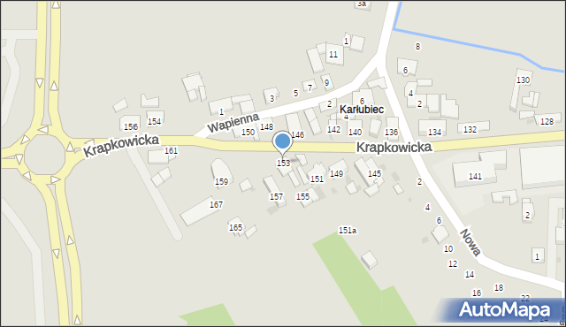 Gogolin, Krapkowicka, 153, mapa Gogolin