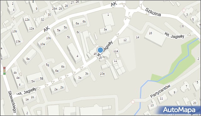 Goleniów, Króla Władysława Jagiełły, 10, mapa Goleniów