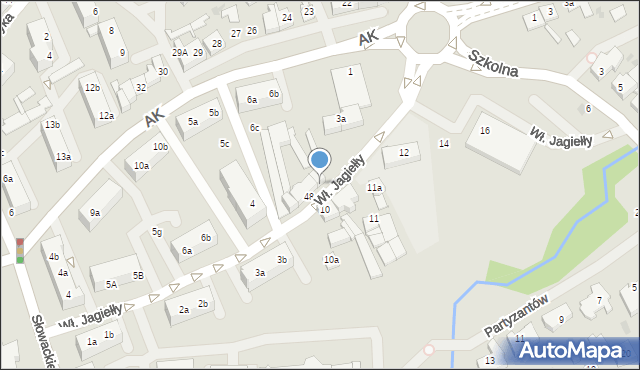 Goleniów, Króla Władysława Jagiełły, 48A, mapa Goleniów