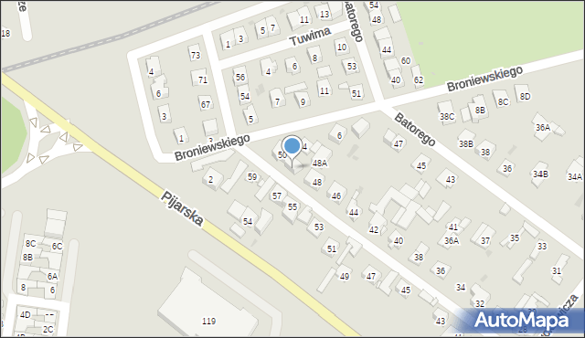 Góra Kalwaria, Króla Jana III Sobieskiego, 50A, mapa Góra Kalwaria