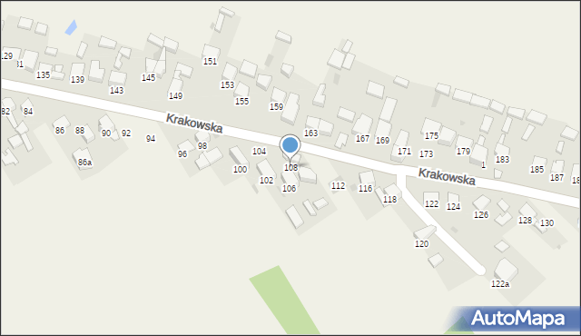 Gorenice, Krakowska, 108, mapa Gorenice