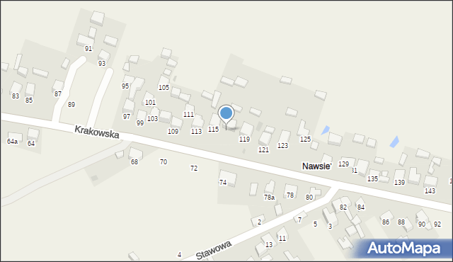 Gorenice, Krakowska, 117, mapa Gorenice