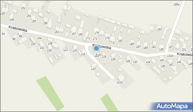Gorenice, Krakowska, 122, mapa Gorenice