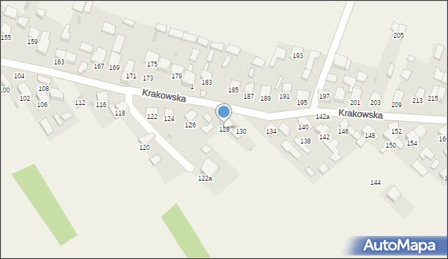 Gorenice, Krakowska, 128, mapa Gorenice