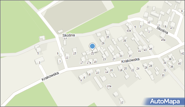 Gorenice, Krakowska, 21, mapa Gorenice