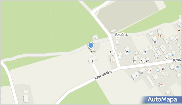 Gorenice, Krakowska, 5, mapa Gorenice