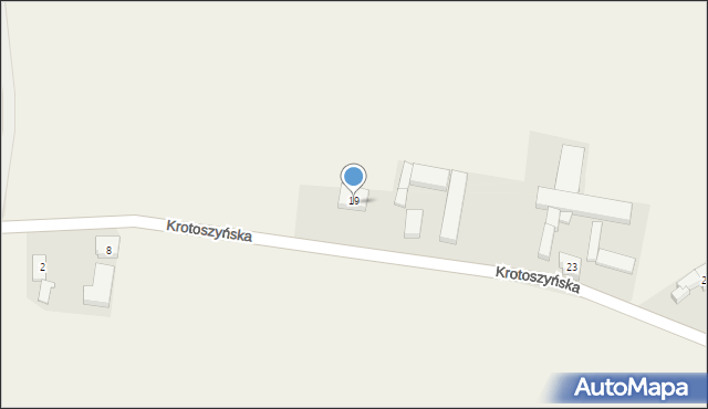 Gorzupia, Krotoszyńska, 19a, mapa Gorzupia