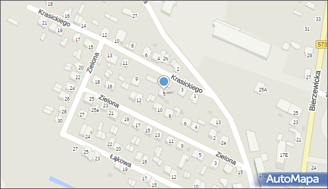 Gostynin, Krasickiego Ignacego, bp., 5, mapa Gostynin
