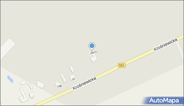 Gostynin, Krośniewicka, 16h, mapa Gostynin