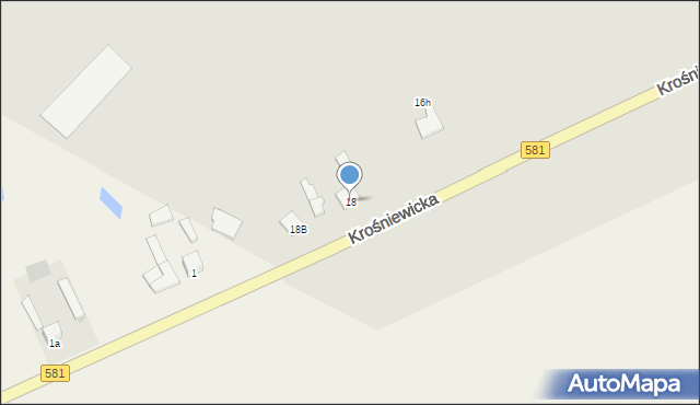 Gostynin, Krośniewicka, 18, mapa Gostynin