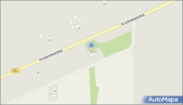 Gostynin, Krośniewicka, 23, mapa Gostynin