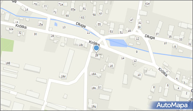 Grabin, Krótka, 18, mapa Grabin