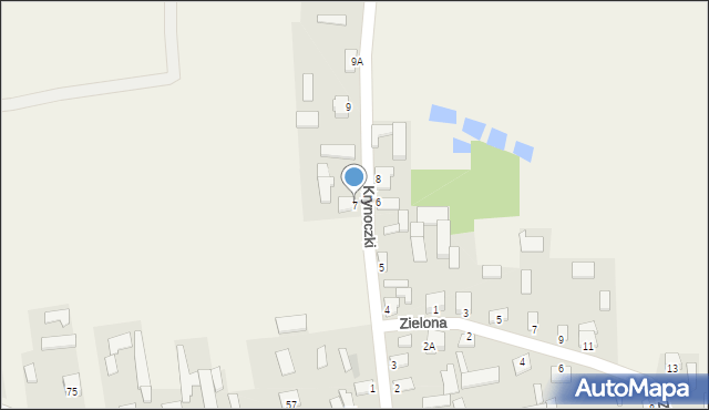 Grabowiec, Krynoczki, 7, mapa Grabowiec