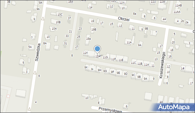 Grodzisk Mazowiecki, Kraszewskiego Józefa Ignacego, 11H, mapa Grodzisk Mazowiecki