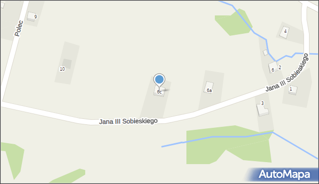 Grojec, Króla Jana III Sobieskiego, 6c, mapa Grojec