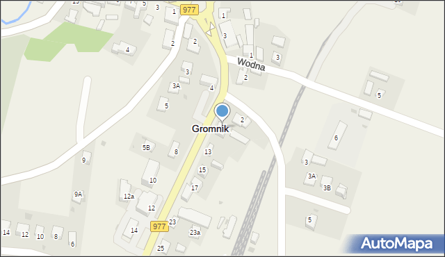 Gromnik, Krynicka, 11, mapa Gromnik