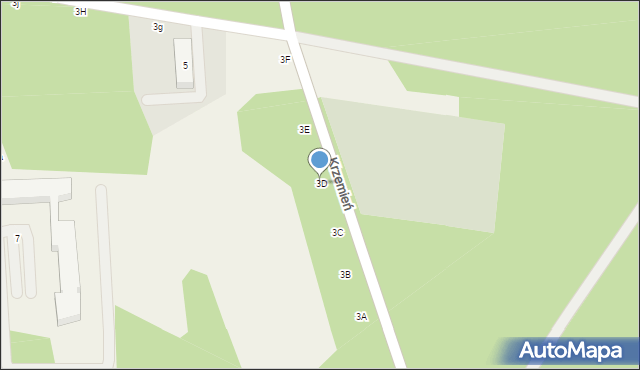 Grotniki, Krzemień, 3D, mapa Grotniki