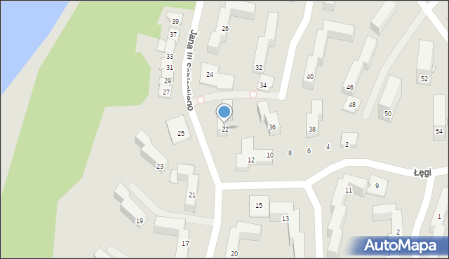 Grudziądz, Króla Jana III Sobieskiego, 22, mapa Grudziądza