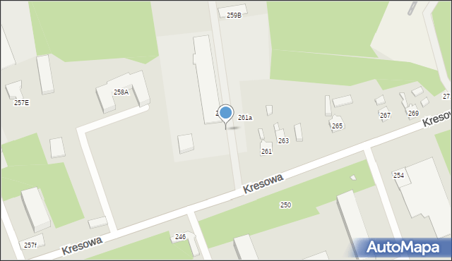 Gubin, Kresowa, 29, mapa Gubin