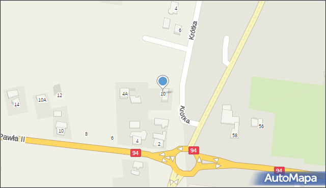 Gwizdaj, Krótka, 10, mapa Gwizdaj