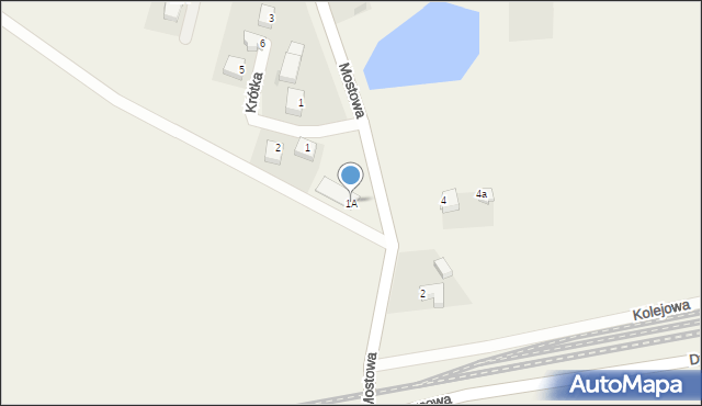 Imbramowice, Krótka, 1A, mapa Imbramowice