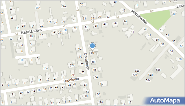 Inowrocław, Króla Bolesława Chrobrego, 60, mapa Inowrocławia