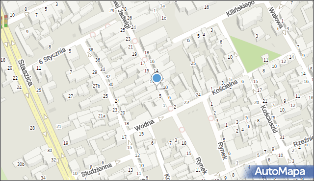 Inowrocław, Królowej Jadwigi, 7, mapa Inowrocławia