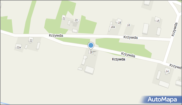 Iwanowice, Krzywda, 19, mapa Iwanowice