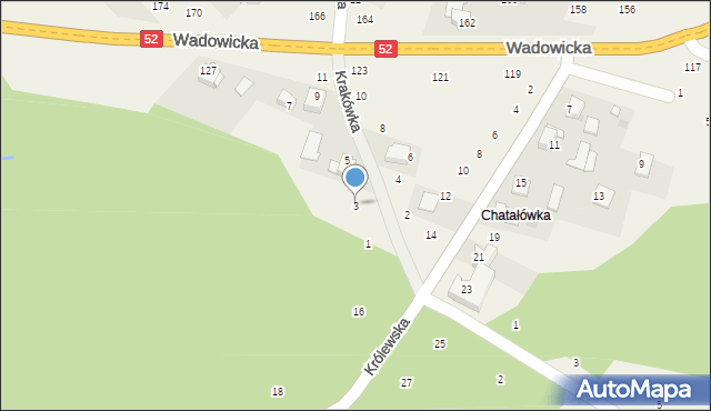 Izdebnik, Krakówka, 3, mapa Izdebnik