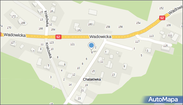 Izdebnik, Królewska, 4, mapa Izdebnik