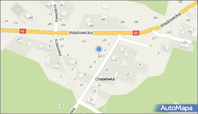 Izdebnik, Królewska, 6, mapa Izdebnik