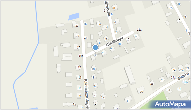 Janów Podlaski, Króla Bolesława Chrobrego, 2, mapa Janów Podlaski