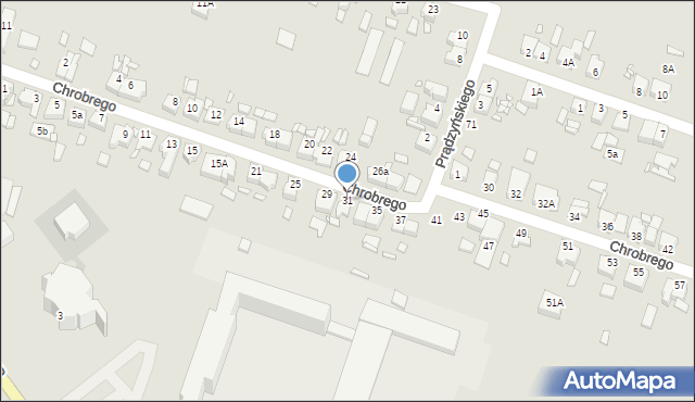 Jarocin, Króla Bolesława Chrobrego, 31, mapa Jarocin