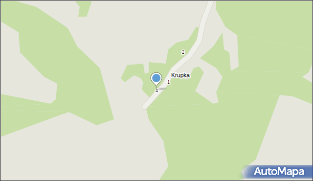 Jaworzno, Krupnicza, 4, mapa Jaworzno