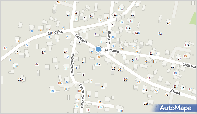 Jaworzno, Kruka Józefa, 10, mapa Jaworzno