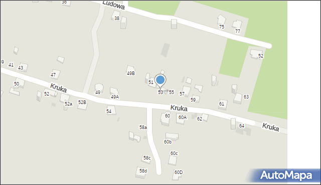 Jaworzno, Kruka Józefa, 53, mapa Jaworzno