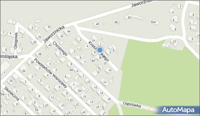 Jaworzno, Kraszewskiego Józefa Ignacego, 8, mapa Jaworzno