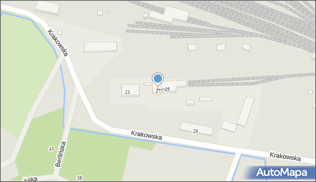 Jelenia Góra, Krakowska, 27, mapa Jelenia Góra