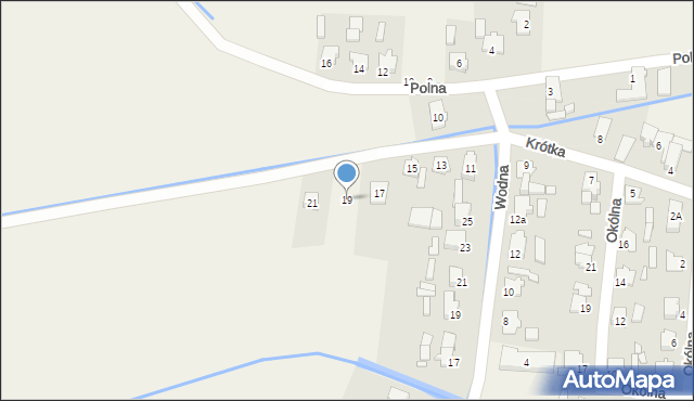 Kadłub, Krótka, 19, mapa Kadłub