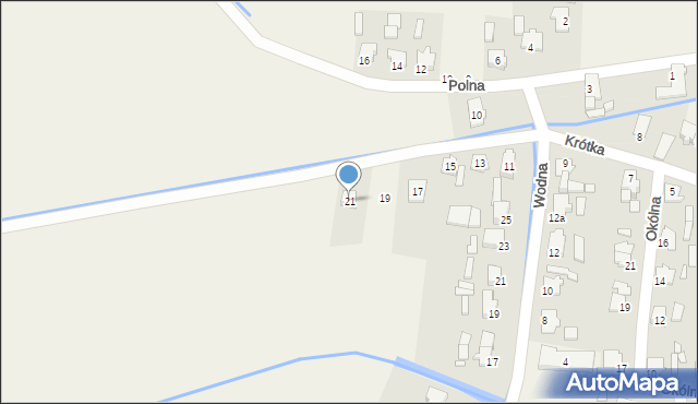 Kadłub, Krótka, 21, mapa Kadłub