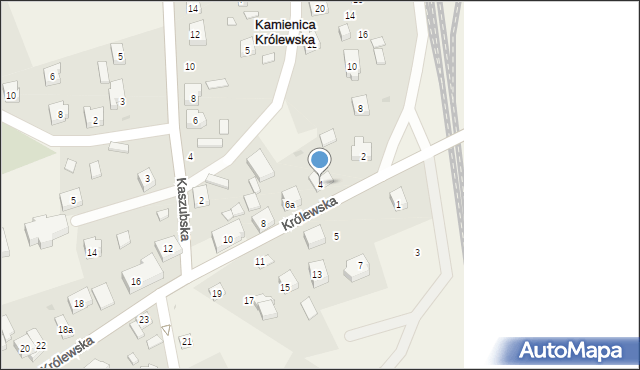 Kamienica Królewska, Królewska, 4, mapa Kamienica Królewska