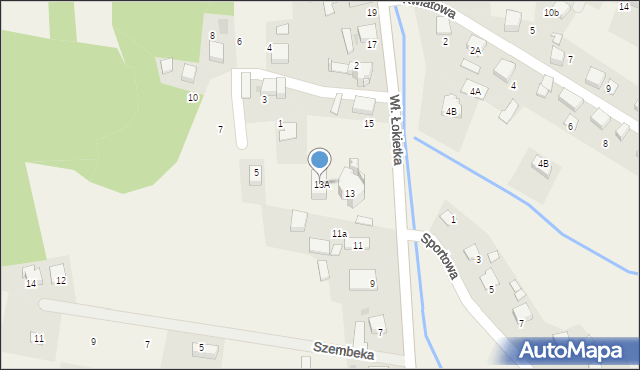 Karniowice, Króla Władysława Łokietka, 13A, mapa Karniowice